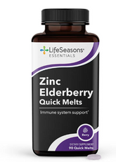 Lifeseasons Zinc Elderberry Quick Melts 90 Capsules (USA)
