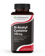 Lifeseasons N-Acetyl Cysteine - 750 mg 120 Capsules (USA)