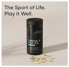 Sports Research Omega-3 Wild Alaskan Fish Oil(1250Mg Per Capsule) With Triglyceride Epa & Dha Heart, Brain & Joint Support Ifos 5 Star Certified, Non-Gmo & Gluten Free 180 Day Supply